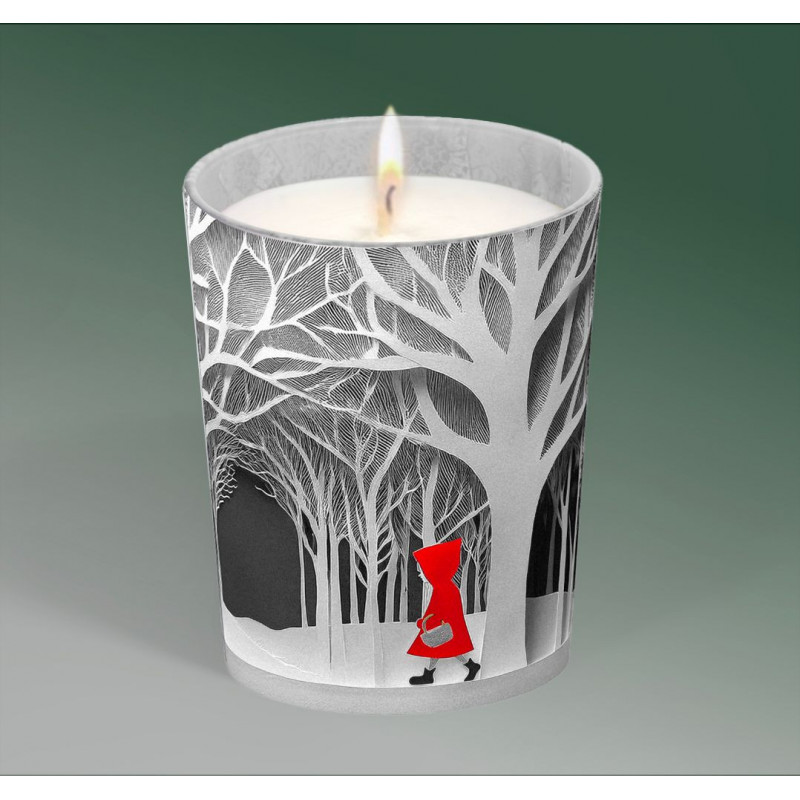 bougie parfumée et décorée CHAPERON ROUGE